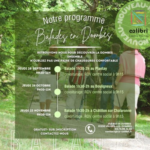 Balade Dombes Adultes Séniors