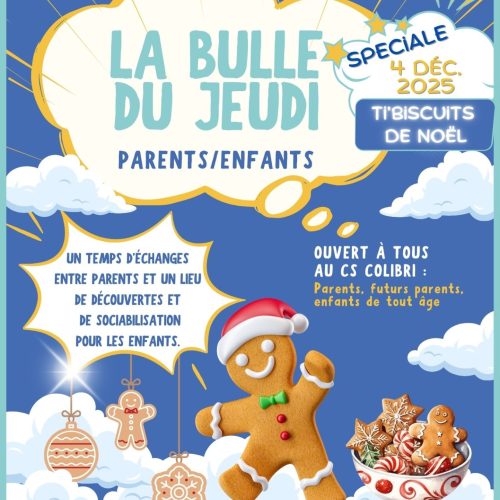 Cuisinons des biscuits à la bulle du jeudi 4 décembre